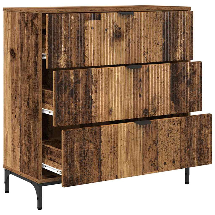 Sideboard Gammelt træ 79,5 x 33 x 82 cm Konstrueret træ