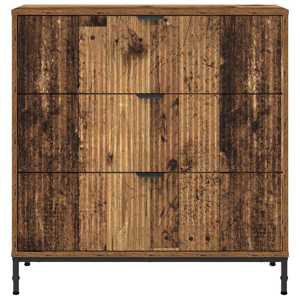 Sideboard Gammelt træ 79,5 x 33 x 82 cm Konstrueret træ