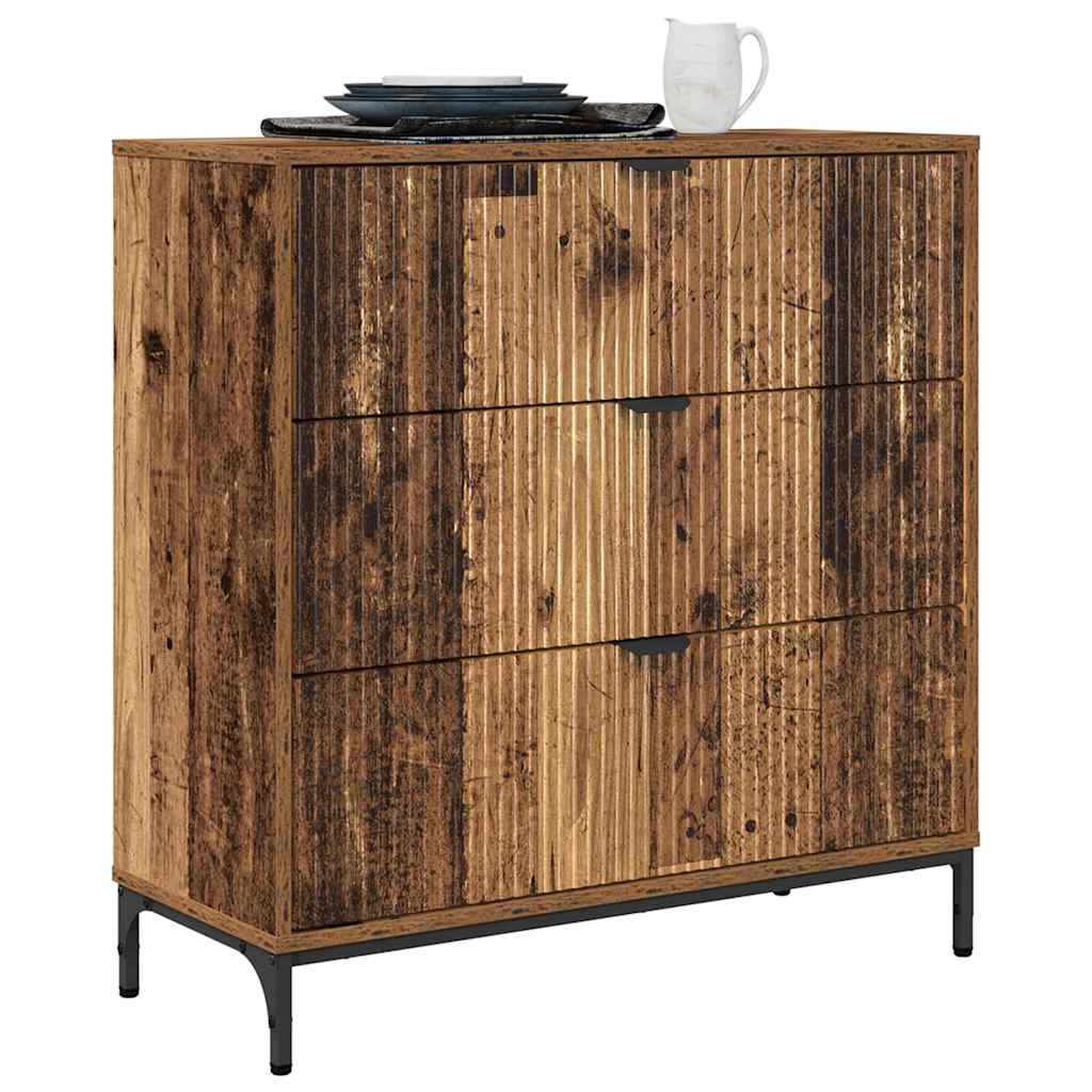 Sideboard Gammelt træ 79,5 x 33 x 82 cm Konstrueret træ