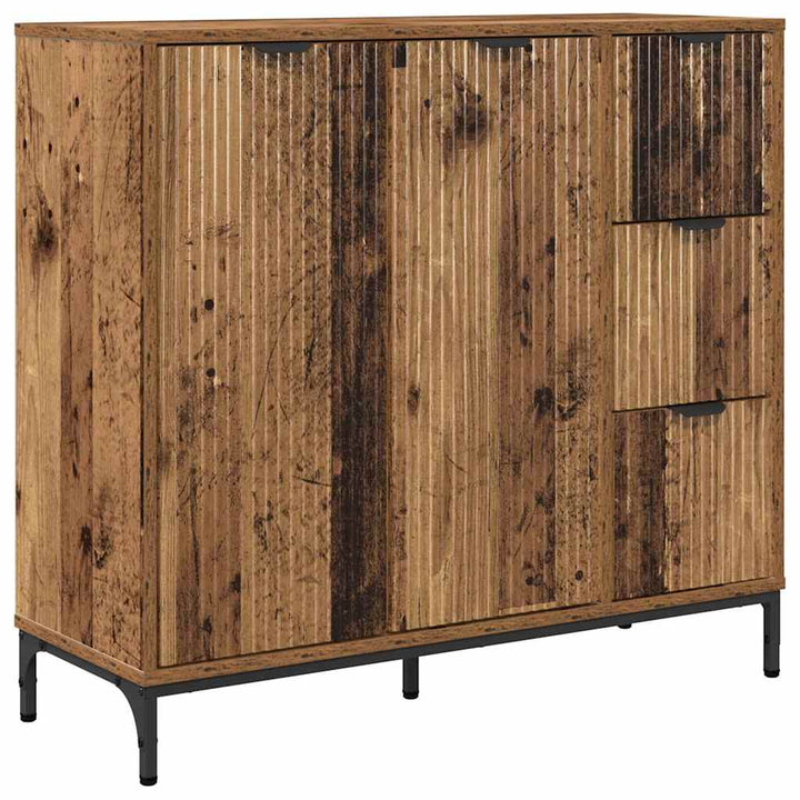 Sideboard Gammelt træ 89.5 x 33 x 82 cm Konstrueret træ