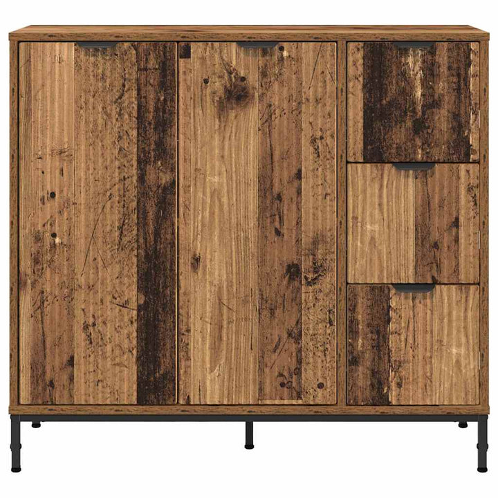 Sideboard Gammelt træ 89.5 x 33 x 82 cm Konstrueret træ