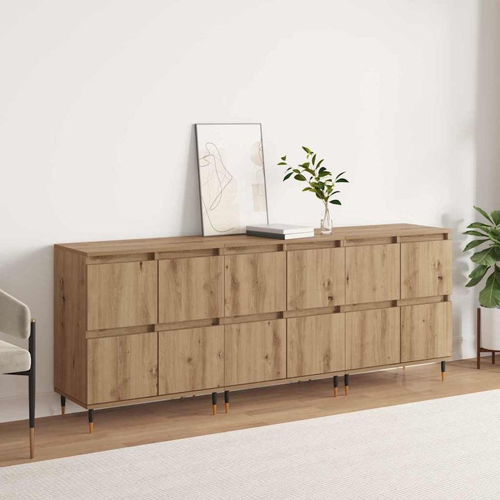 Sideboards 3 pcs artisan eg 180 x 35 x 70 cm Konstrueret træ