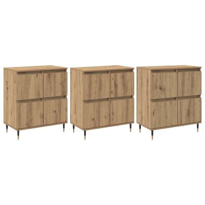 Sideboards 3 pcs artisan eg 180 x 35 x 70 cm Konstrueret træ
