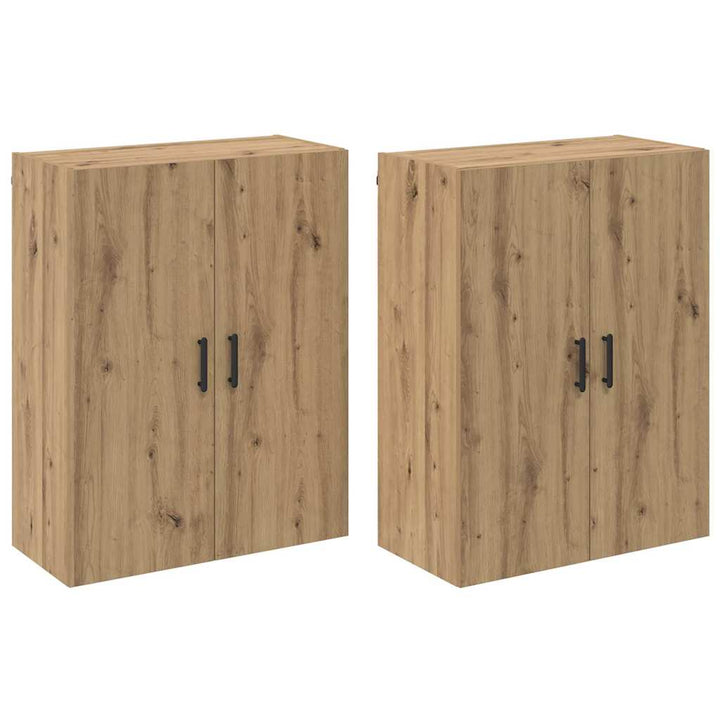 Væghængte skabe 2 pcs artisan eg 69.5 x 34 x 90 cm