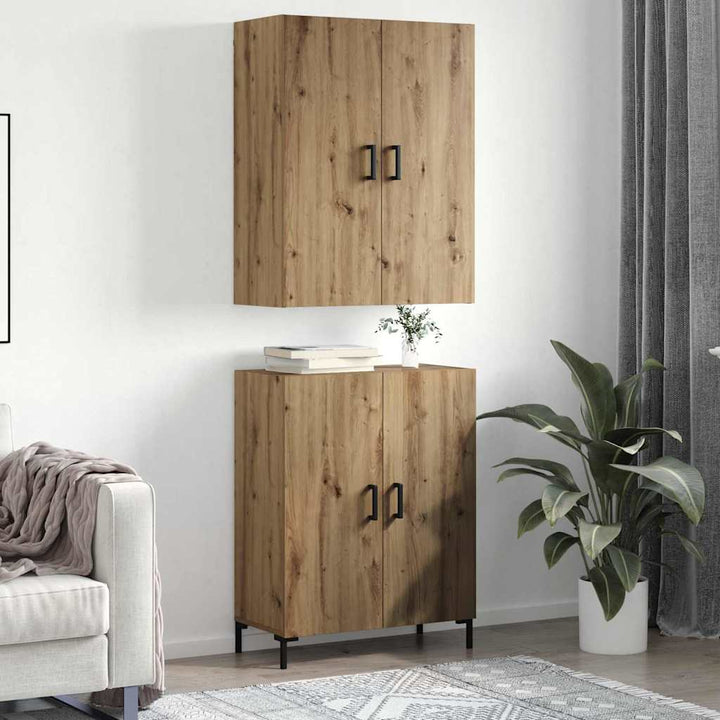 Highboard 2 pcs artisan eg 69,5 x 34 x 180 cm Konstrueret træ