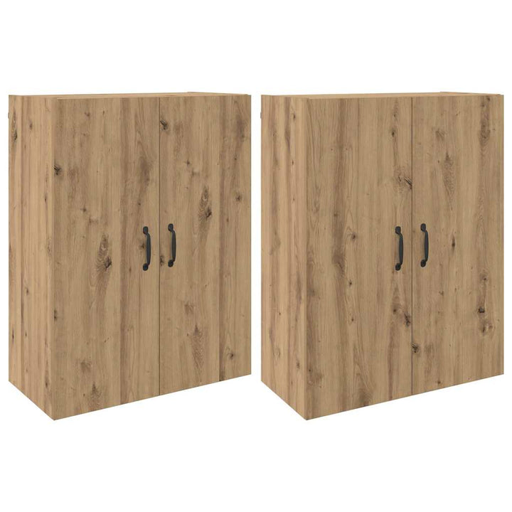 Væghængte skabe 2 pcs artisan eg 69.5 x 34 x 90 cm