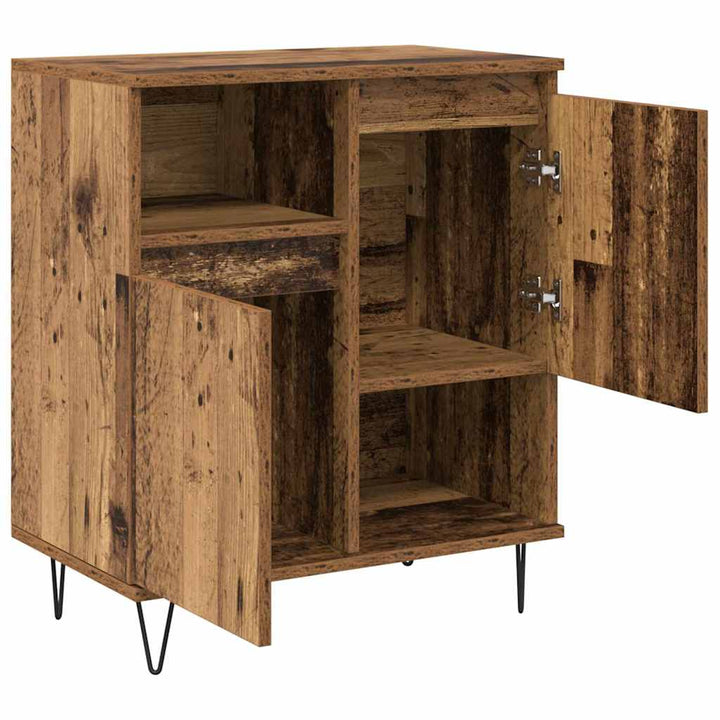 Sideboards 3 pcs Gammelt træ 180 x 35 x 70 cm Konstrueret træ