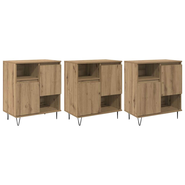 Sideboards 3 pcs artisan eg 180 x 35 x 70 cm Konstrueret træ