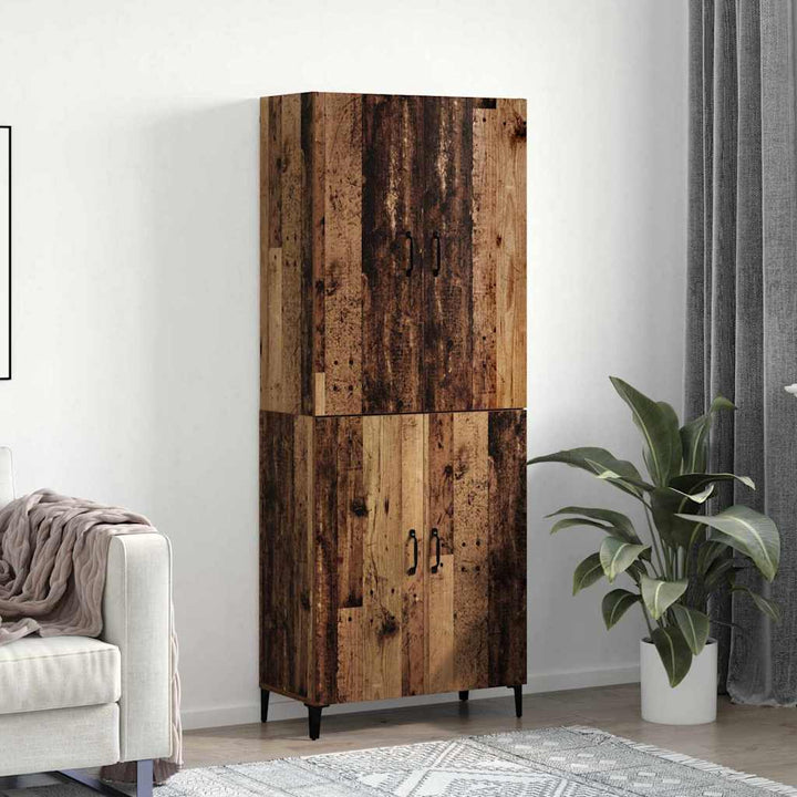 Highboard Gammelt træ 69,5 x 34 x 180 cm Konstrueret træ