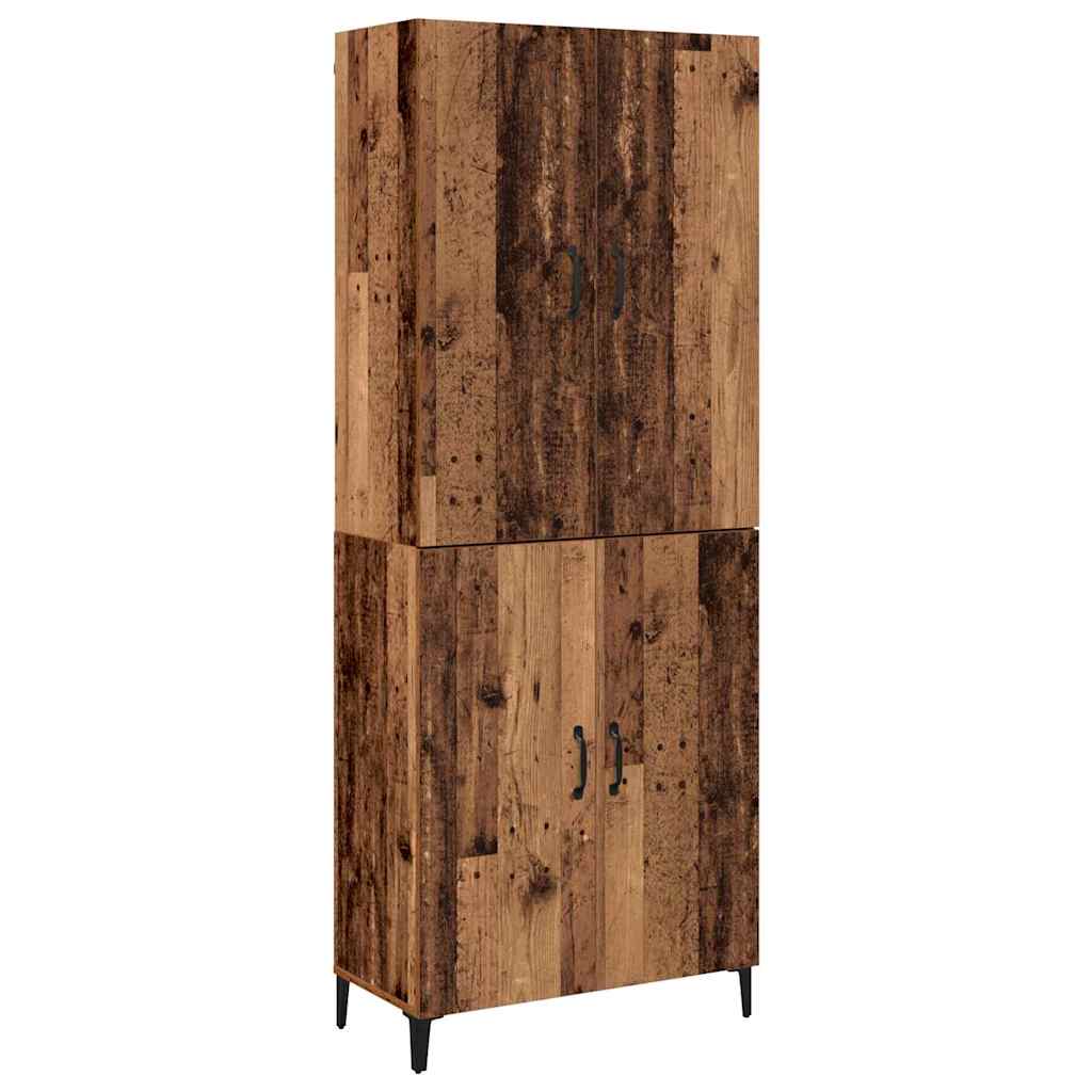 Highboard Gammelt træ 69,5 x 34 x 180 cm Konstrueret træ