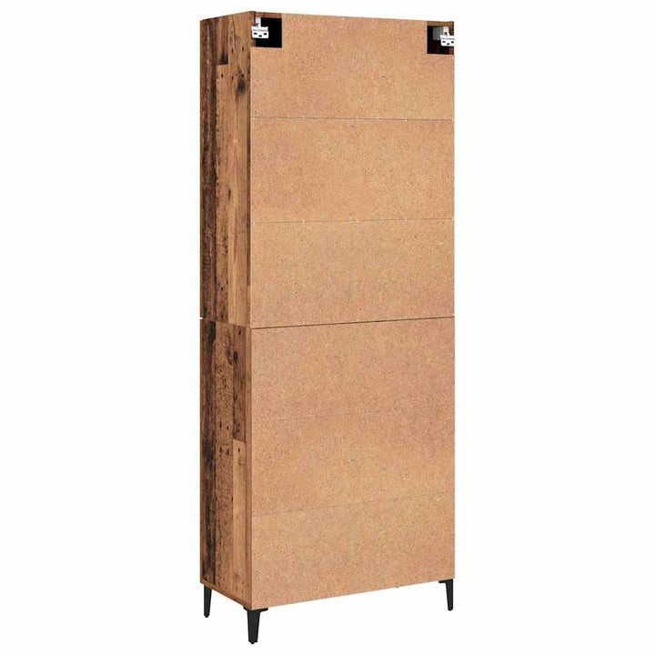 Highboard Gammelt træ 69,5 x 34 x 180 cm Konstrueret træ