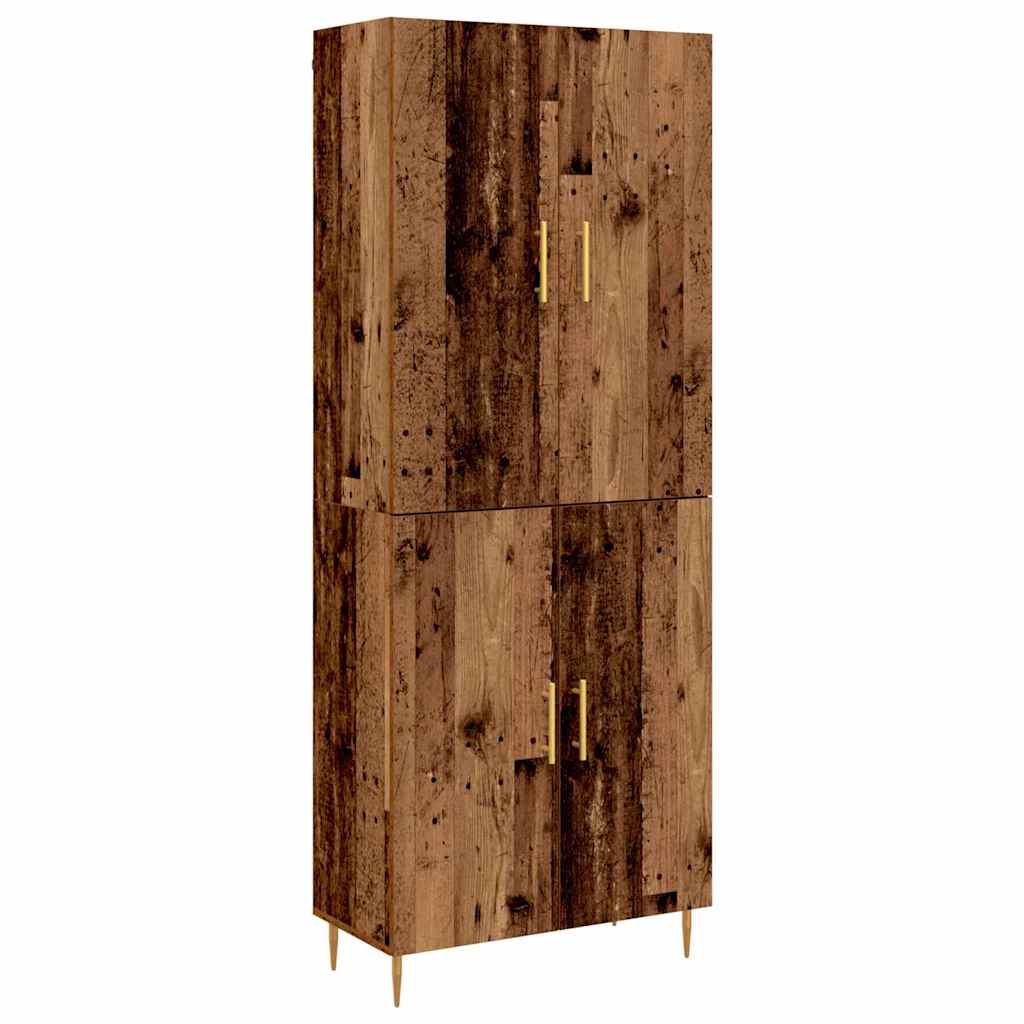 Highboard Gammelt træ 69,5 x 34 x 180 cm Konstrueret træ