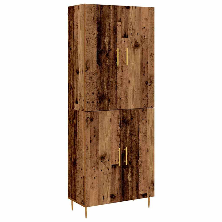 Highboard Gammelt træ 69,5 x 34 x 180 cm Konstrueret træ