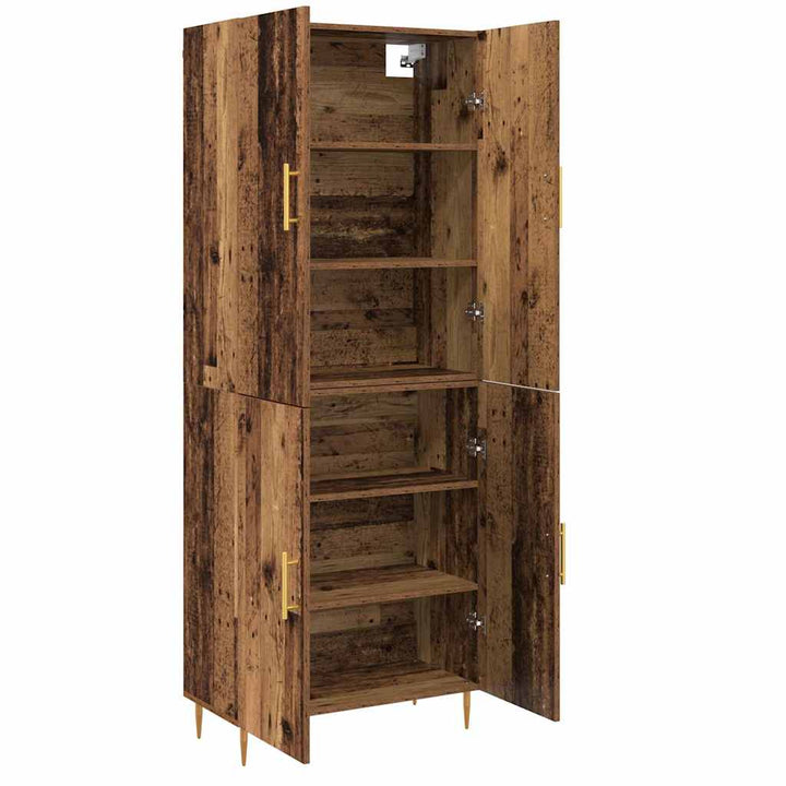 Highboard Gammelt træ 69,5 x 34 x 180 cm Konstrueret træ