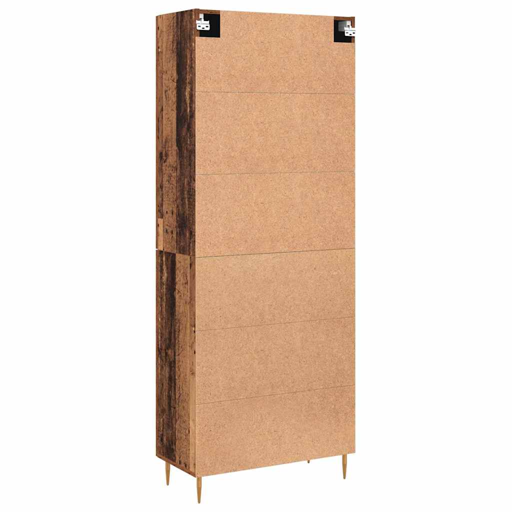 Highboard Gammelt træ 69,5 x 34 x 180 cm Konstrueret træ
