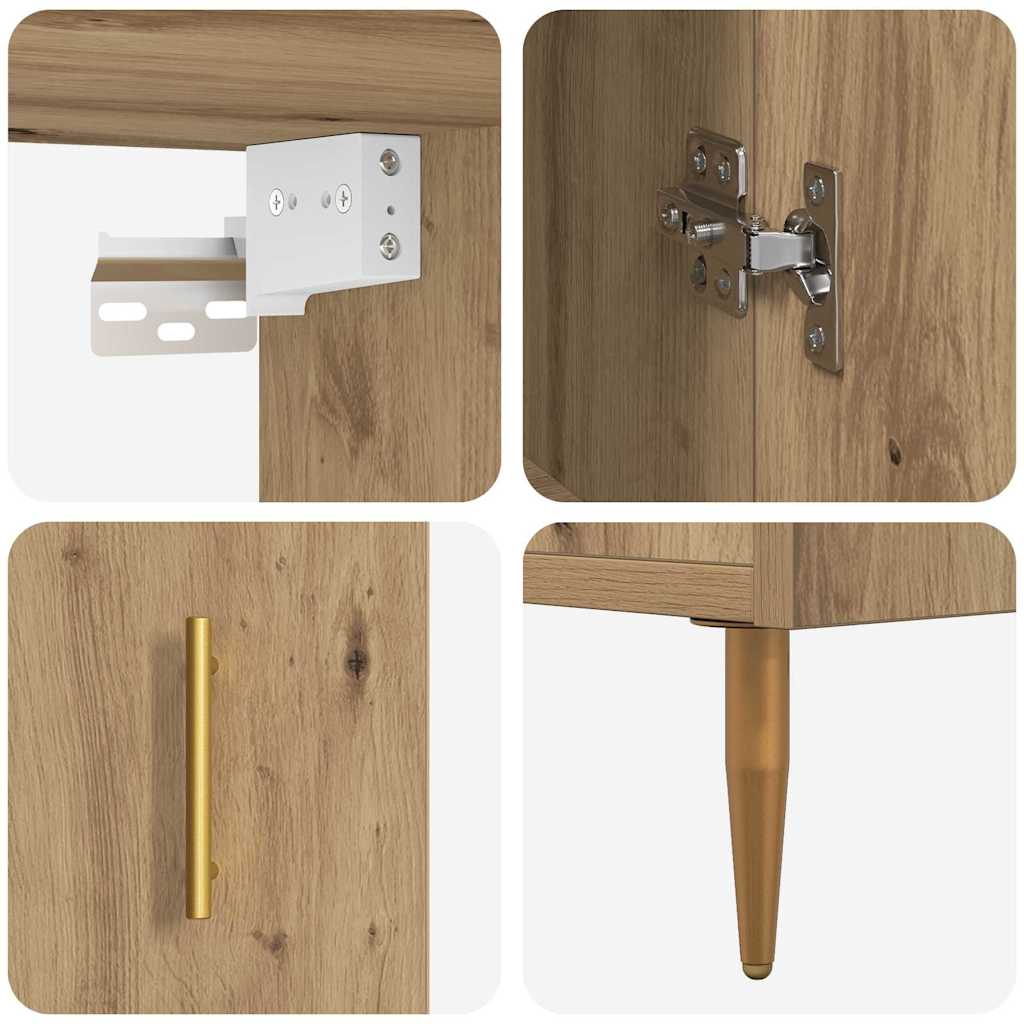 Highboard artisan eg 69,5 x 34 x 180 cm Konstrueret træ