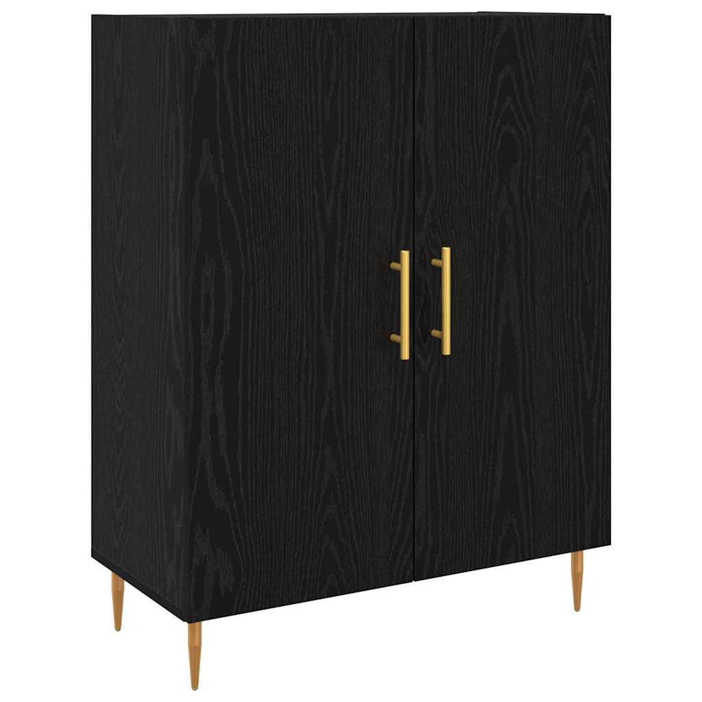 Highboard Sort eg 69,5 x 34 x 180 cm Konstrueret træ