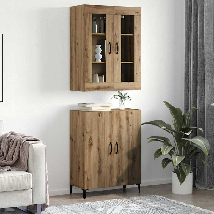 Highboard 2 pcs artisan eg 69,5 x 34 x 180 cm Konstrueret træ