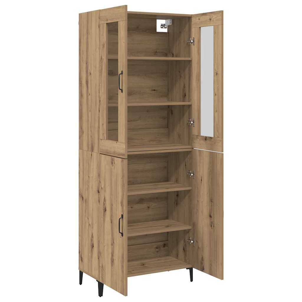 Highboard 2 pcs artisan eg 69,5 x 34 x 180 cm Konstrueret træ