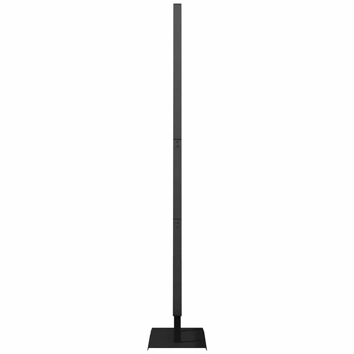 Metal juletræ med stativ Sort 210 cm Stål