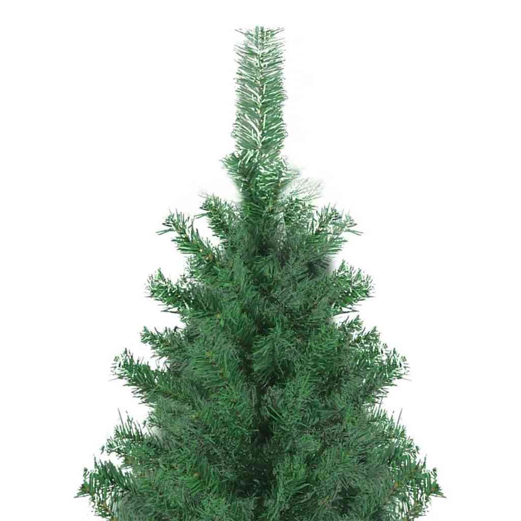 Juletræ Med dekorative strenglamper Grøn 400 cm PVC