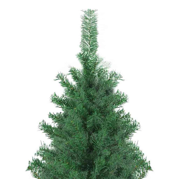 Juletræ Med dekorative strenglamper Grøn 400 cm PVC