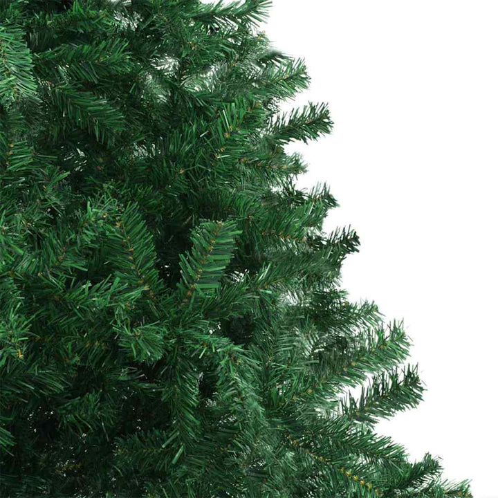 Juletræ Med dekorative strenglamper Grøn 400 cm PVC