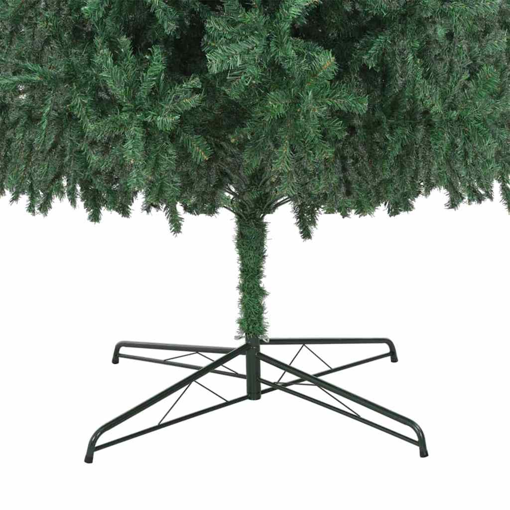 Juletræ Med dekorative strenglamper Grøn 400 cm PVC