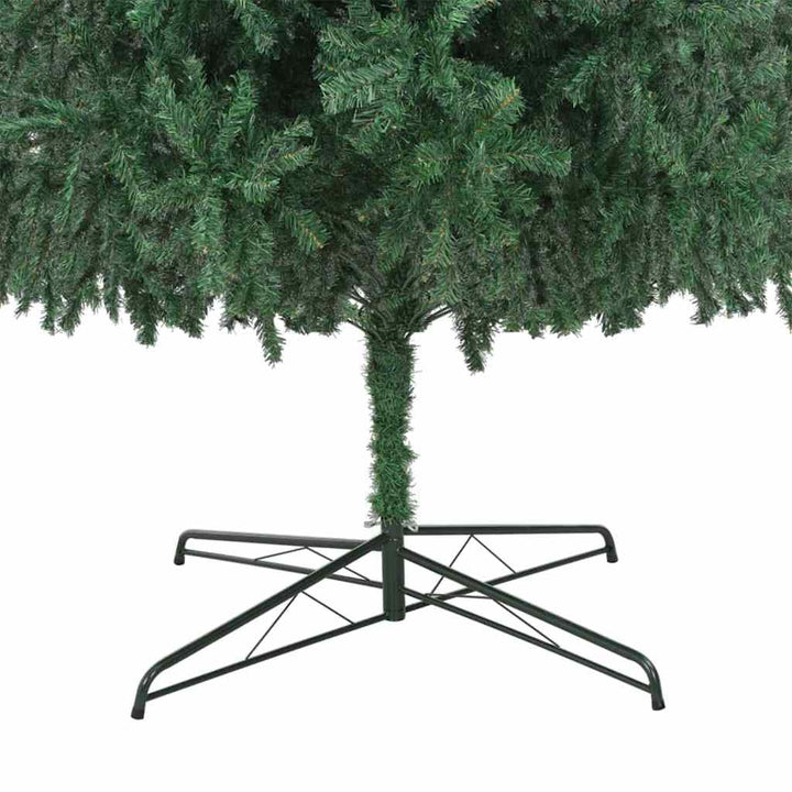 Juletræ Med dekorative strenglamper Grøn 400 cm PVC