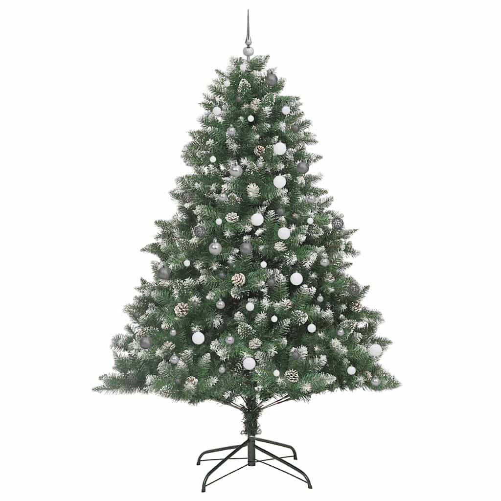 Kunstigt juletræ Grøn 160 x 160 x 240 cm PVC og plastik og stål