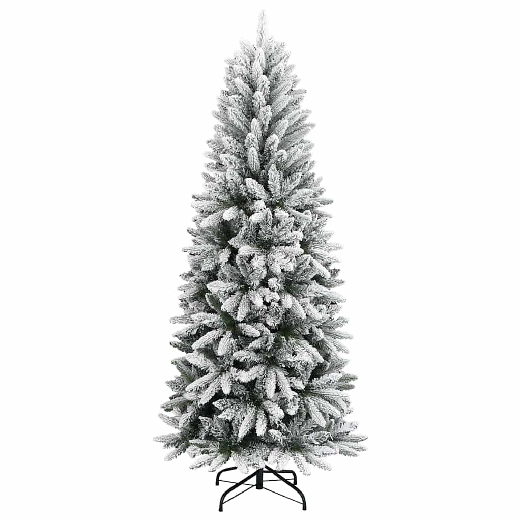 Kunstigt juletræ med 300 LED'er Hvid 93 x 93 x 240 cm