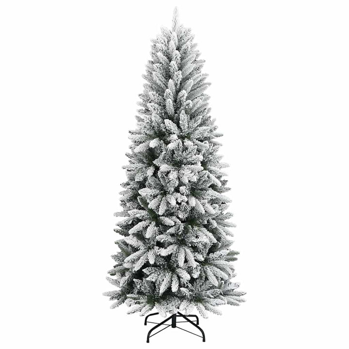 Kunstigt juletræ med 300 LED'er Hvid 93 x 93 x 240 cm