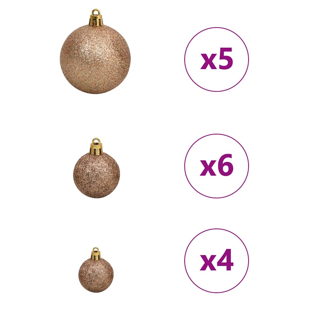 Kunstigt juletræ med stativ Hvid 150 cm PVC og metal og plast