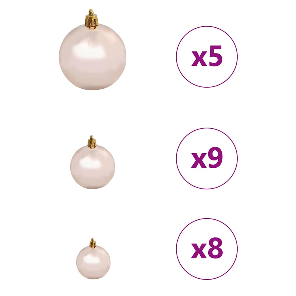 Kunstigt juletræ med stativ Hvid 150 cm PVC og metal og plast