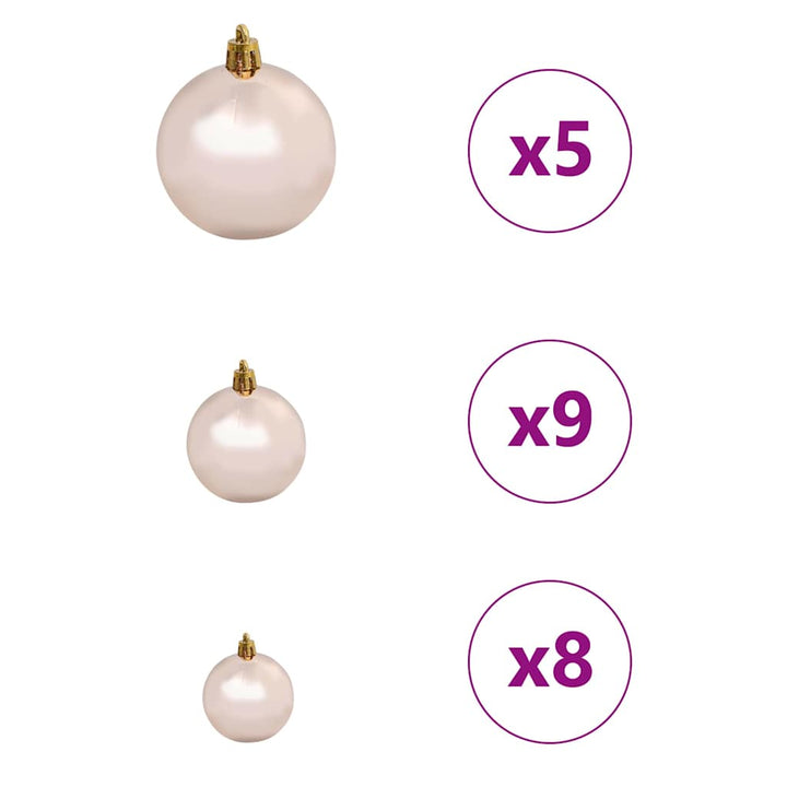 Kunstigt juletræ med stativ Hvid 150 cm PVC og metal og plast