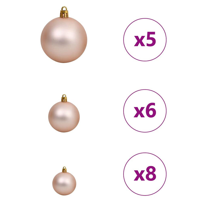 Kunstigt juletræ med stativ Hvid 150 cm PVC og metal og plast