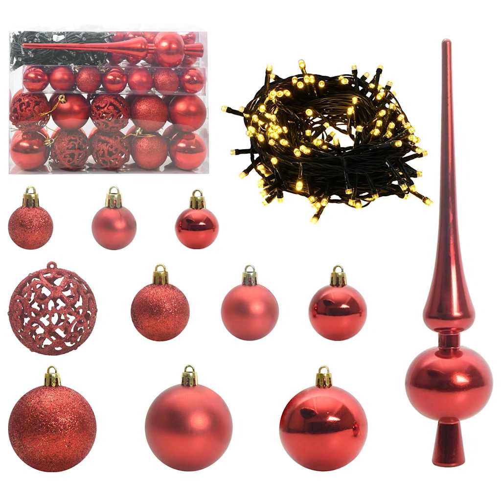 Kunstigt juletræ Grøn og hvid 150 cm PVC og metal og plast