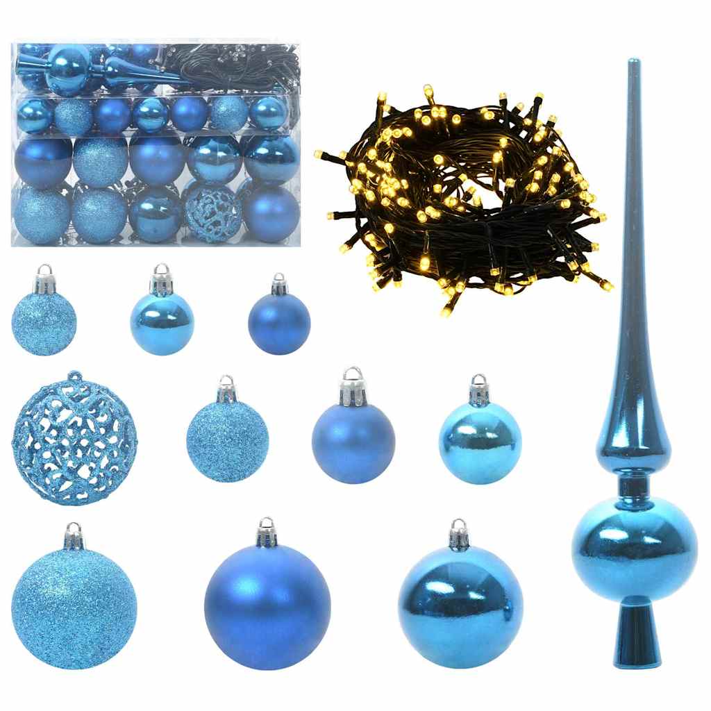 Kunstigt juletræ Grøn og hvid 150 cm PVC og metal og plast