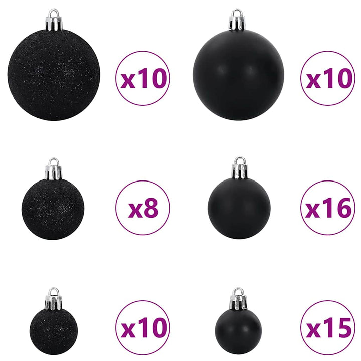 Kunstigt juletræ Grøn og hvid 180 cm PVC og metal og plast