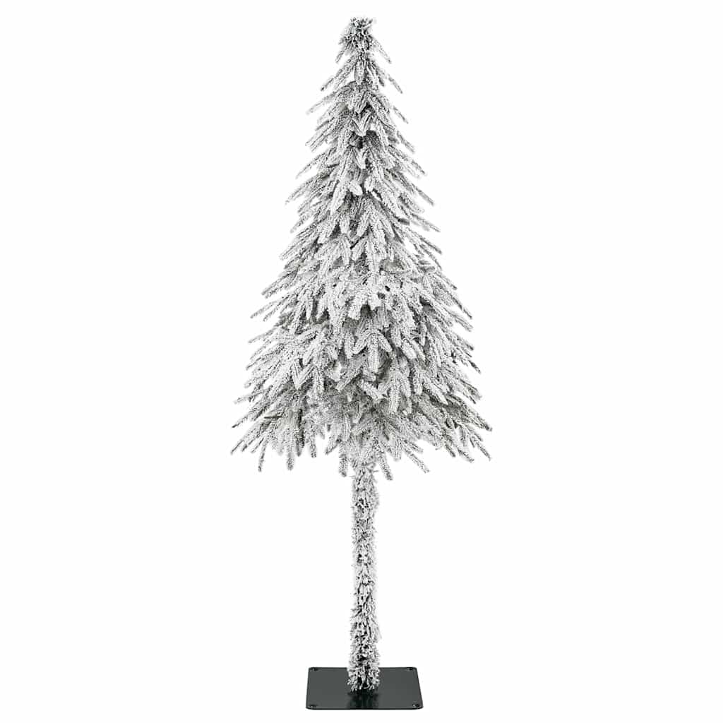 Juletræ med 300 LED'er med stativ Hvid 210 cm PE og Stål