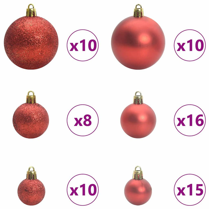 Juletræ med 300 LED'er med stativ Lyserød 210 cm PVC