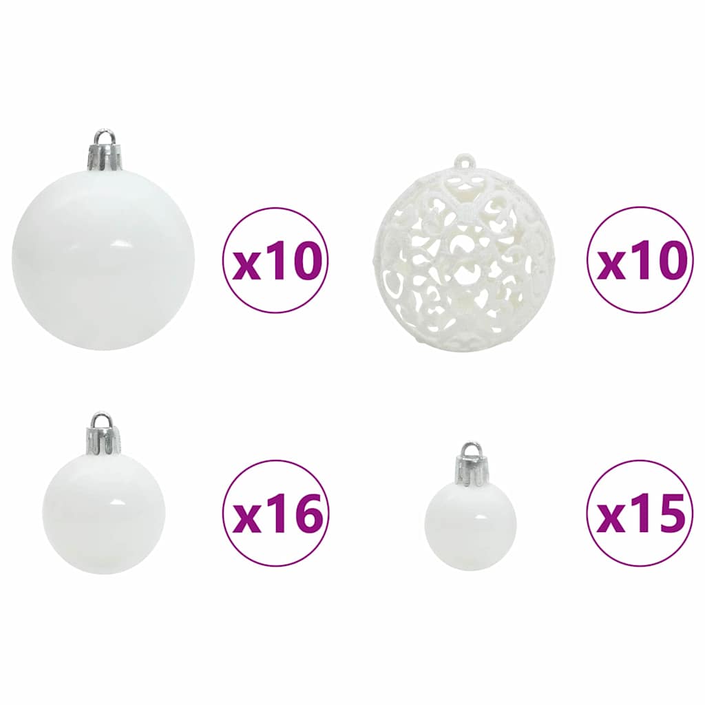 Juletræ med 300 LED'er med stativ Lyserød 210 cm PVC
