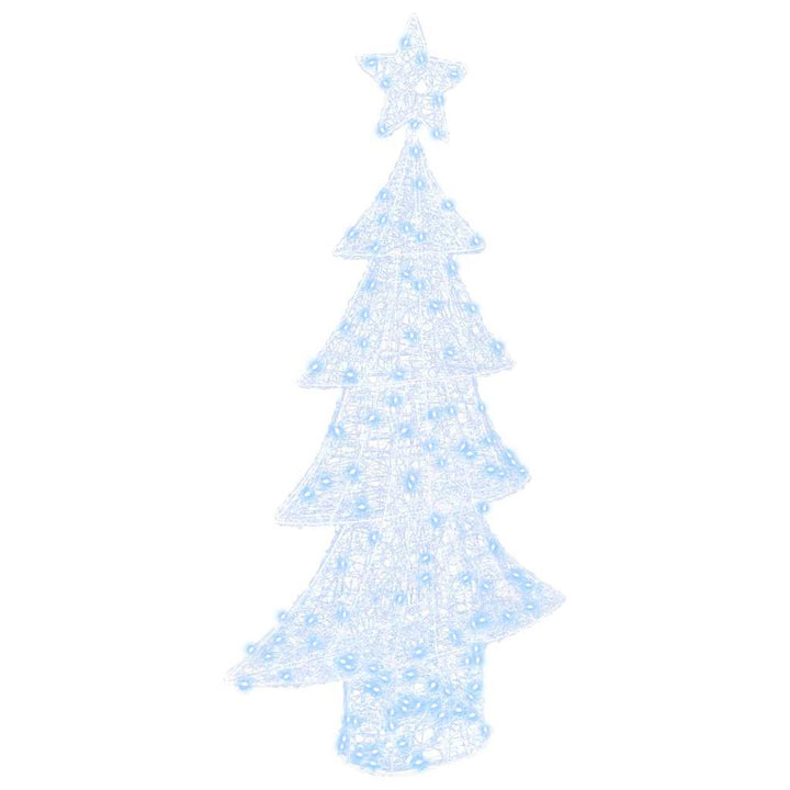 Juletræ med 160 LED'er Kold hvid 150 cm Akryl