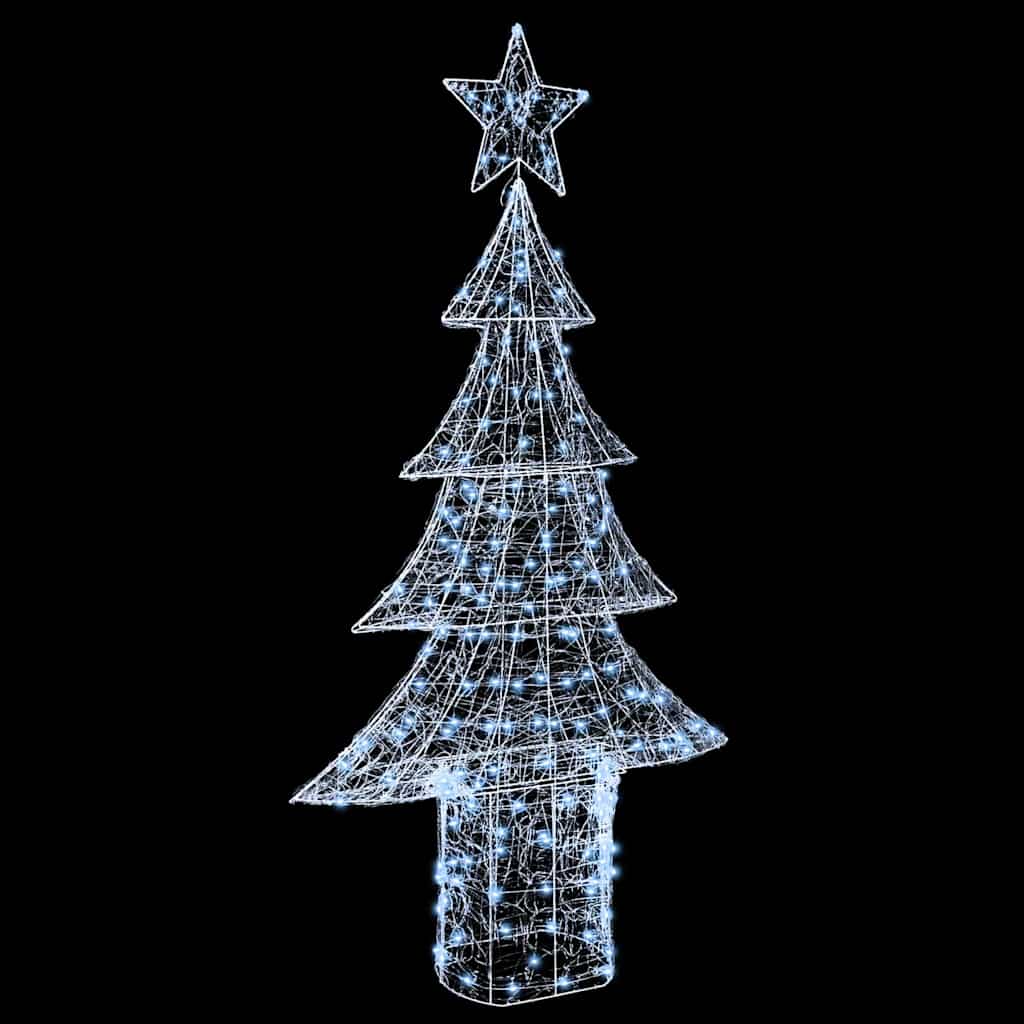 Juletræ med 240 LED'er Kold hvid 180 cm Akryl