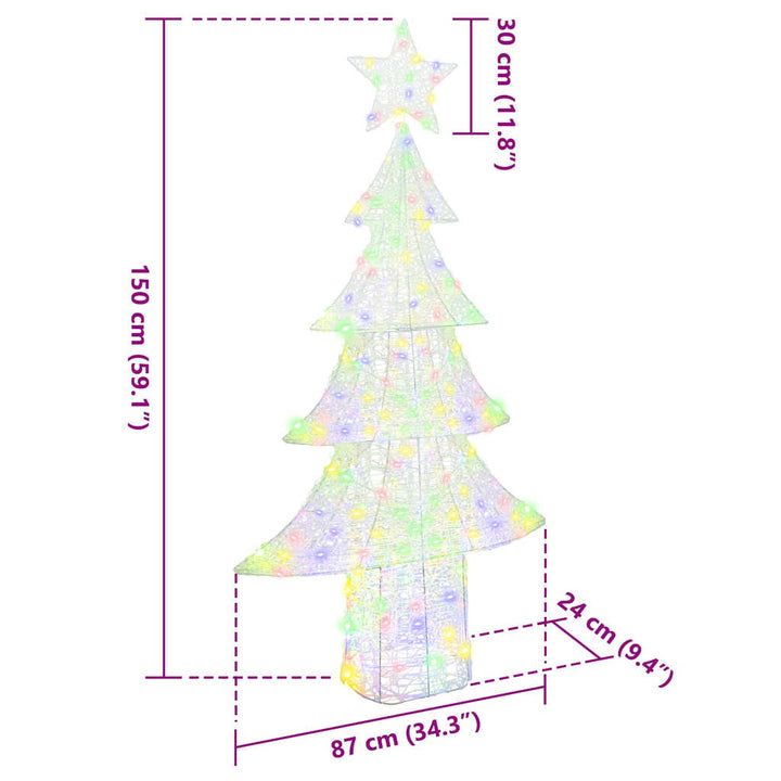 Juledekoration Flerfarvet 180 cm