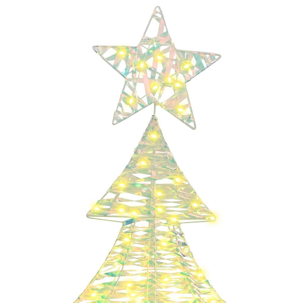 Juletræ med 240 LED'er Varm hvid 180 cm PET