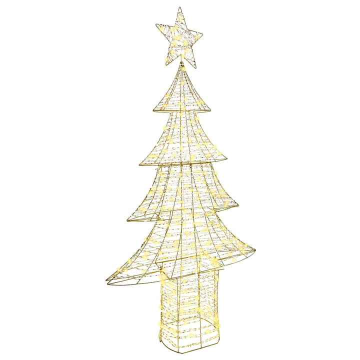 Juletræ med 240 LED'er Varm hvid 180 cm PET