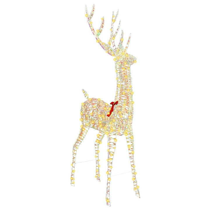 3D Rensdyr Varm hvid 180 cm PET