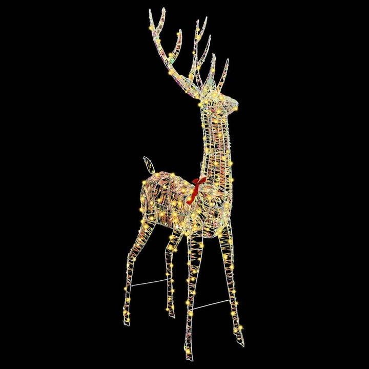 3D Rensdyr Varm hvid 180 cm PET