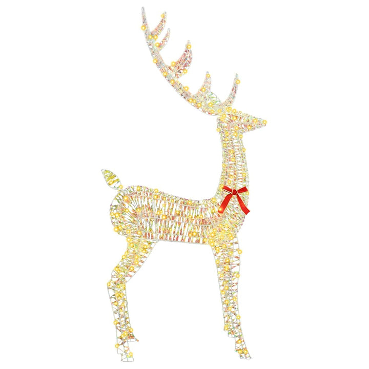 3D Rensdyr Varm hvid 180 cm PET